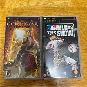 Sony PSP God Of War & MLB The Show 2009